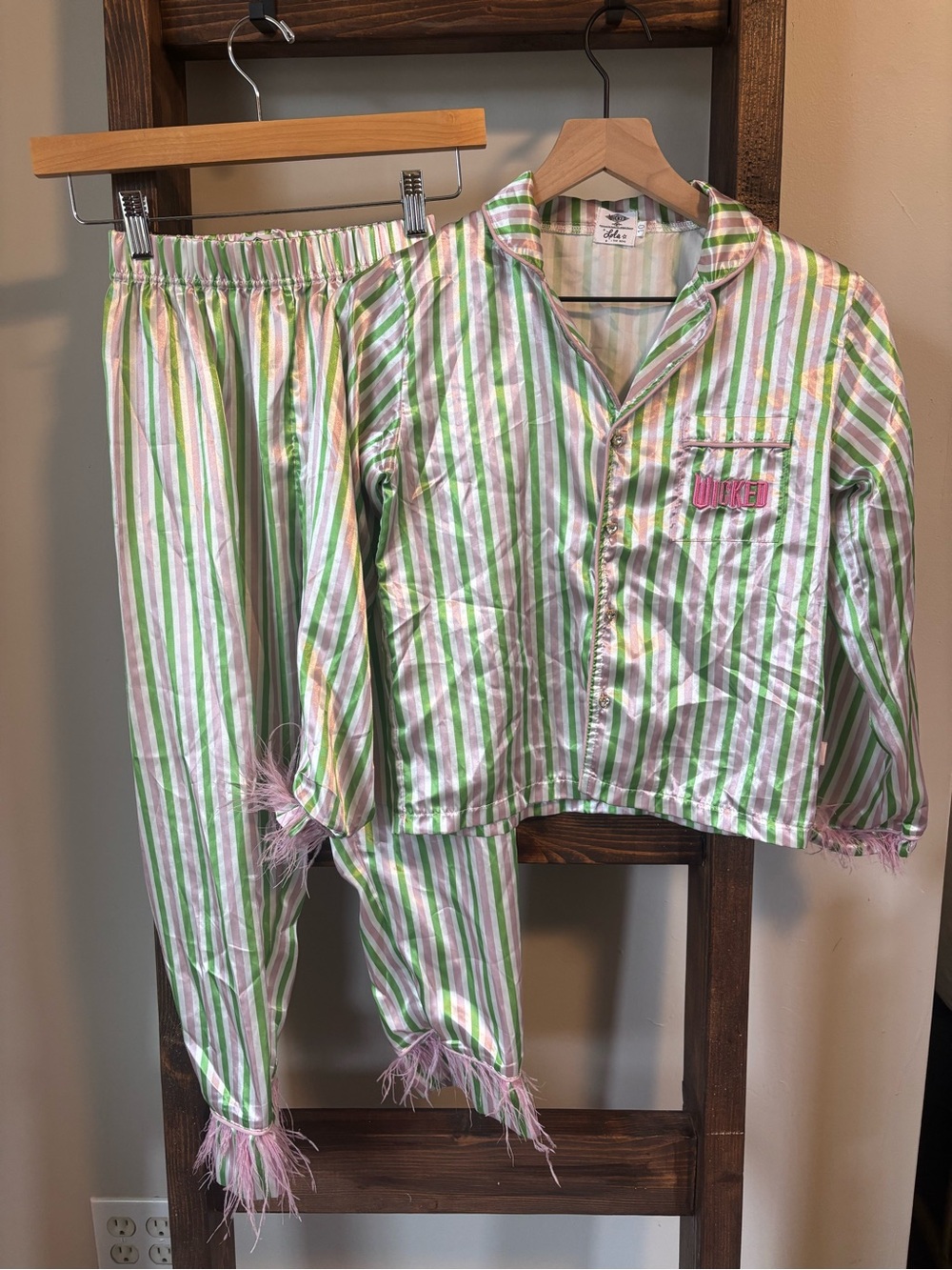 Lola + The Boys x Universal Wicked Striped Pajama Set - Size 10